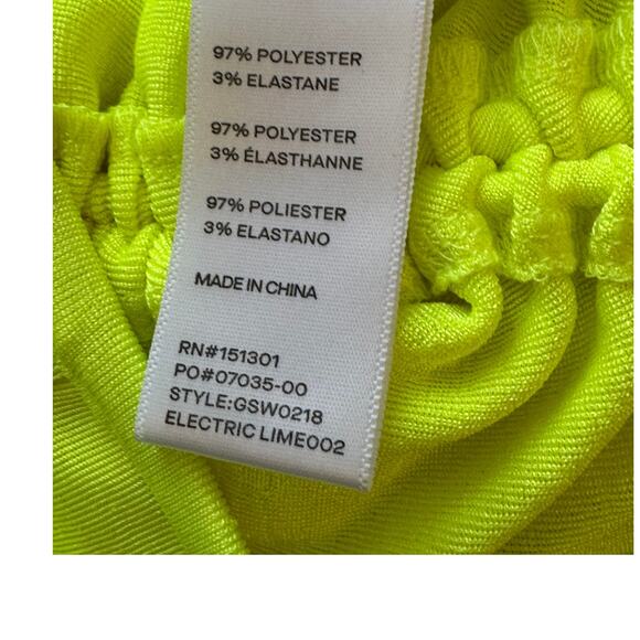 New ~ GOOD AMERICAN Shimmer High Waist Swimsuit Cover-Up Pants Size 2 / Med - Picture 4 of 8